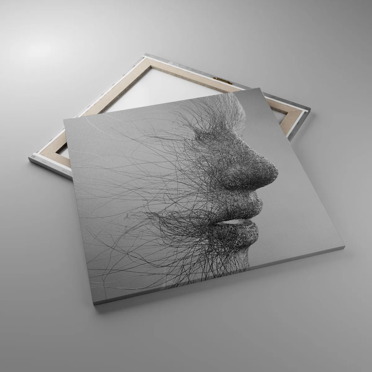 Lærredstryk - Billede på lærred - Vindens ånd - 70x70 cm