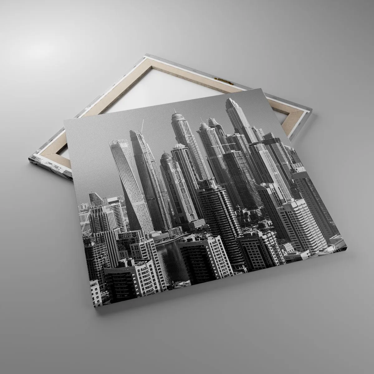 Obraz na płótnie - Miasto nad pustynią - 70x70 cm