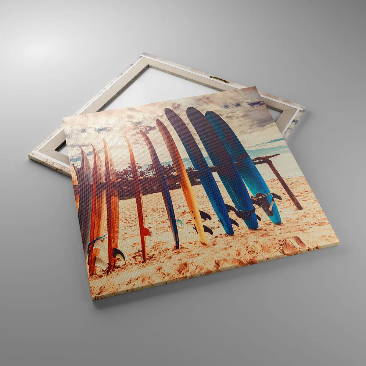 Lærredstryk - Billede på lærred - Godnat, indtil i morgen - 70x70 cm