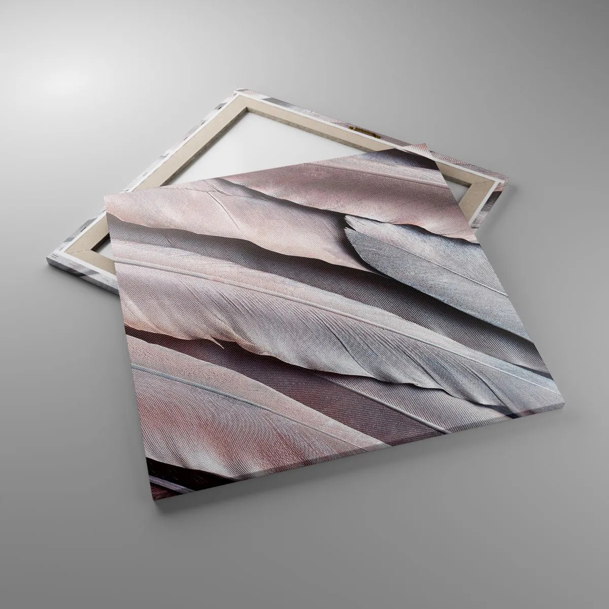 Canvas picture - In Pink Silverness - 70x70 cm