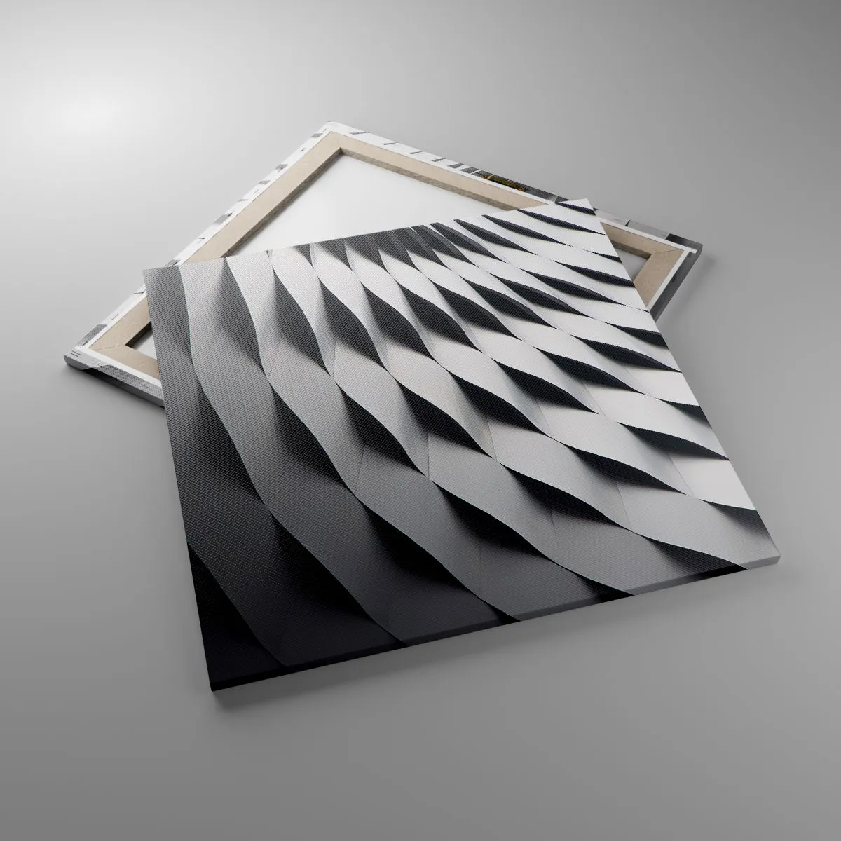 Impression sur toile - Image sur toile - A la surface des vagues - 70x70 cm