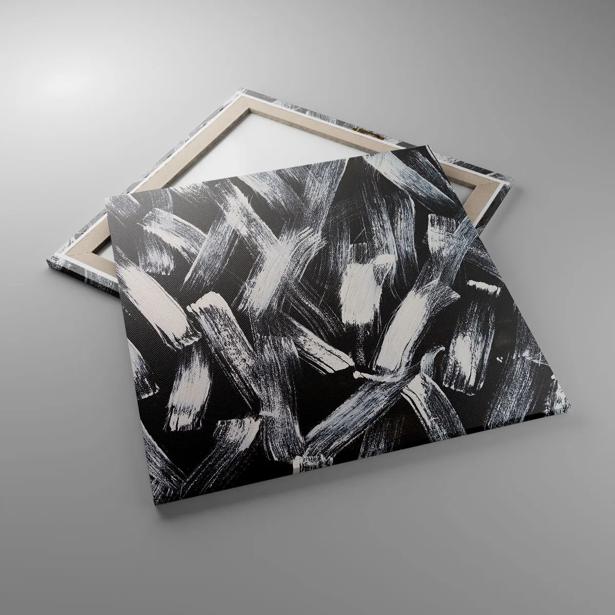 Vászonkép - Absztrakció az ipari szellemben - 70x70 cm