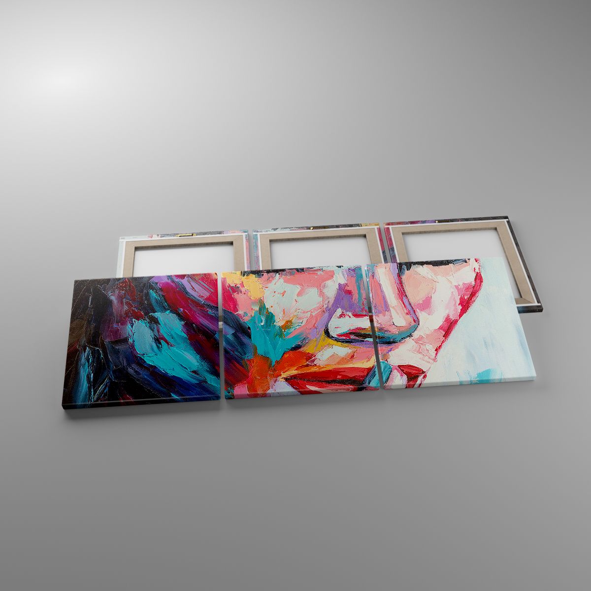 Leinwandbild Porträt Einer Frau, Leinwandbild Gesicht, Leinwandbild Kunst, Leinwandbild Schönheit, Leinwandbild Magischer Blick