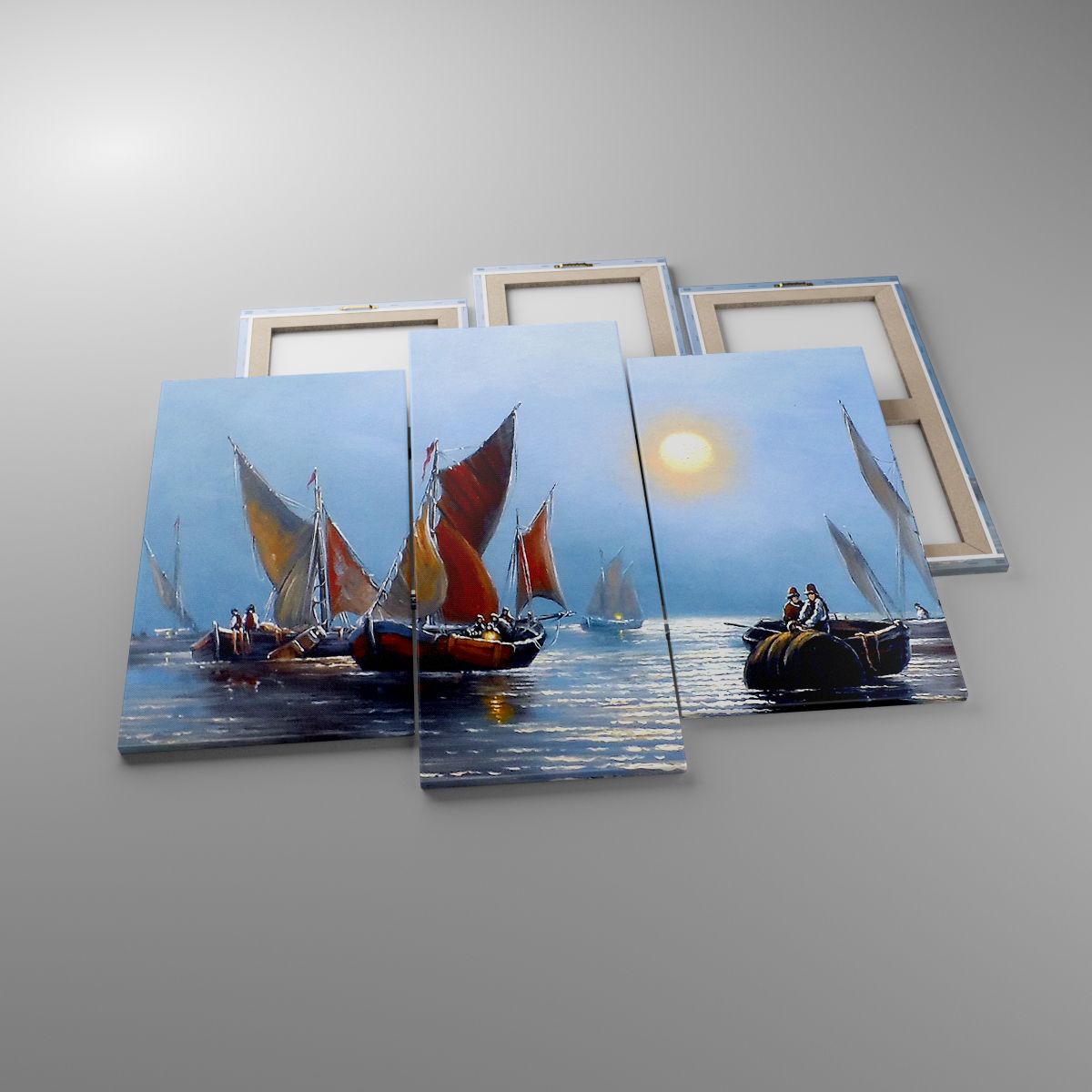 Obrazy Wschód Słońca, Obrazy Łódź Rybacka, Obrazy Połów Ryb, Obrazy Ocean, Obrazy Morze