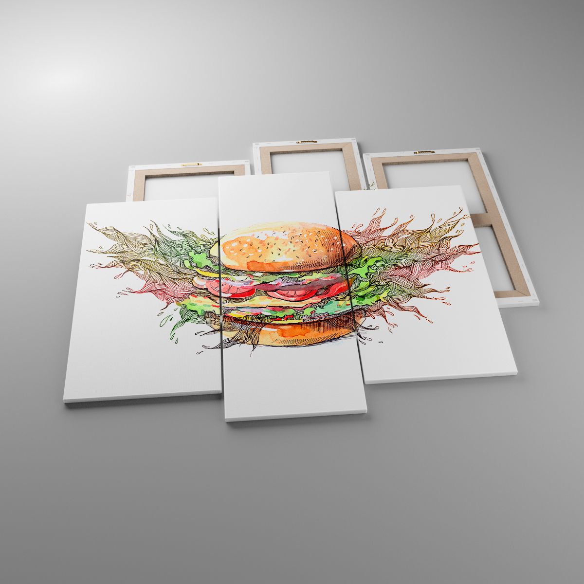 Obrazy Gastronomia, Obrazy Hamburger, Obrazy Kulinaria, Obrazy Kuchnia, Obrazy Fast Food