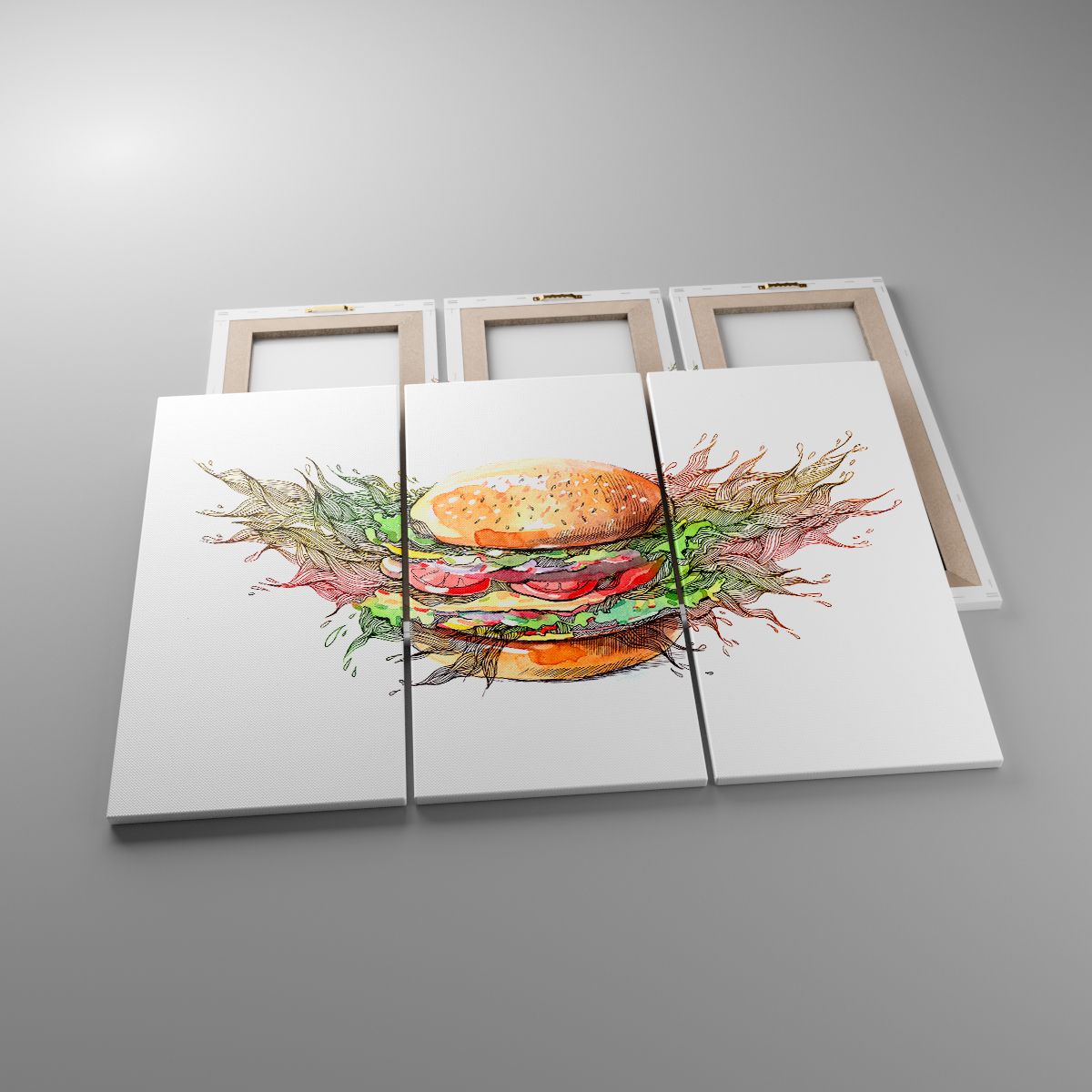 Obrazy Gastronomia, Obrazy Hamburger, Obrazy Kulinaria, Obrazy Kuchnia, Obrazy Fast Food