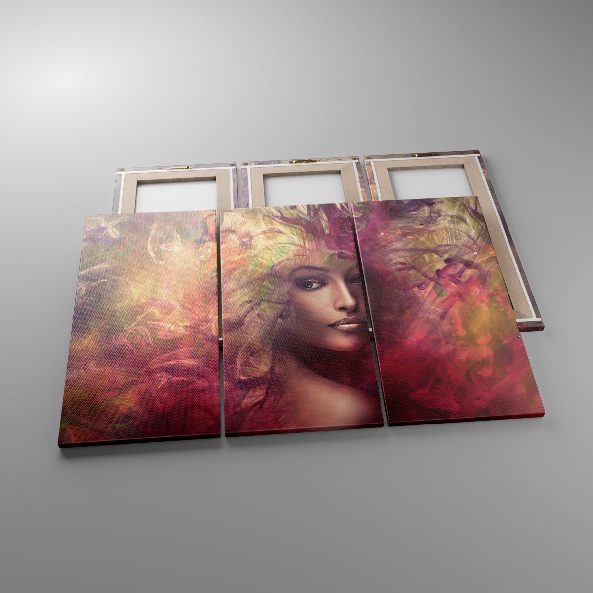 Leinwandbild Frau, Leinwandbild Das Gesicht Der Frau, Leinwandbild Körper, Leinwandbild Kunst, Leinwandbild Moderne Kunst