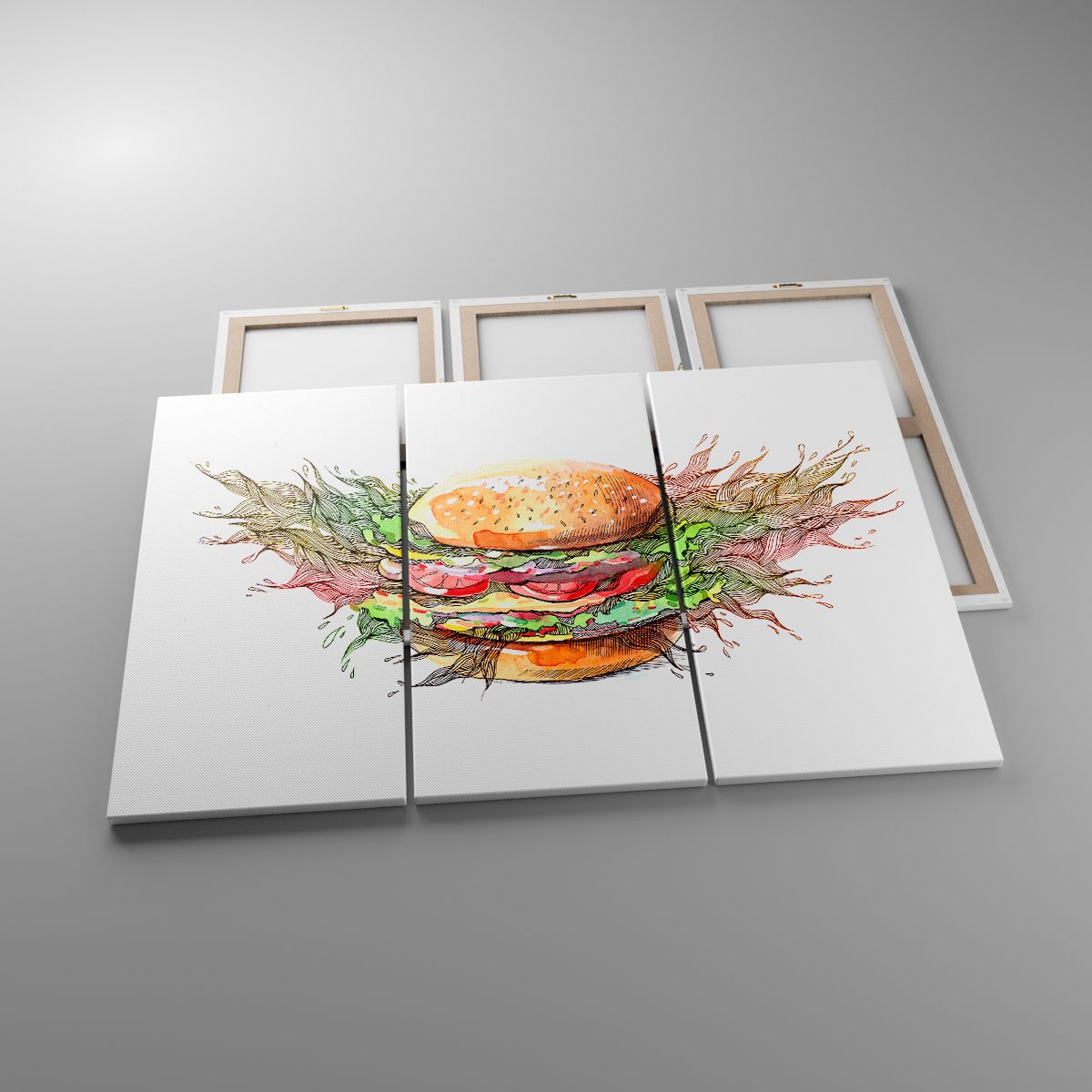 Obrazy Gastronomia, Obrazy Hamburger, Obrazy Kulinaria, Obrazy Kuchnia, Obrazy Fast Food