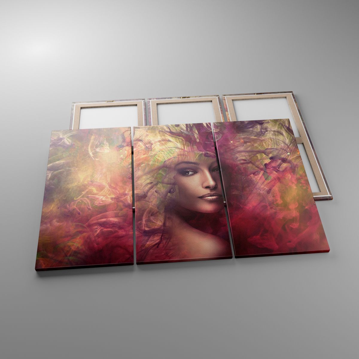 Leinwandbild Frau, Leinwandbild Das Gesicht Der Frau, Leinwandbild Körper, Leinwandbild Kunst, Leinwandbild Moderne Kunst
