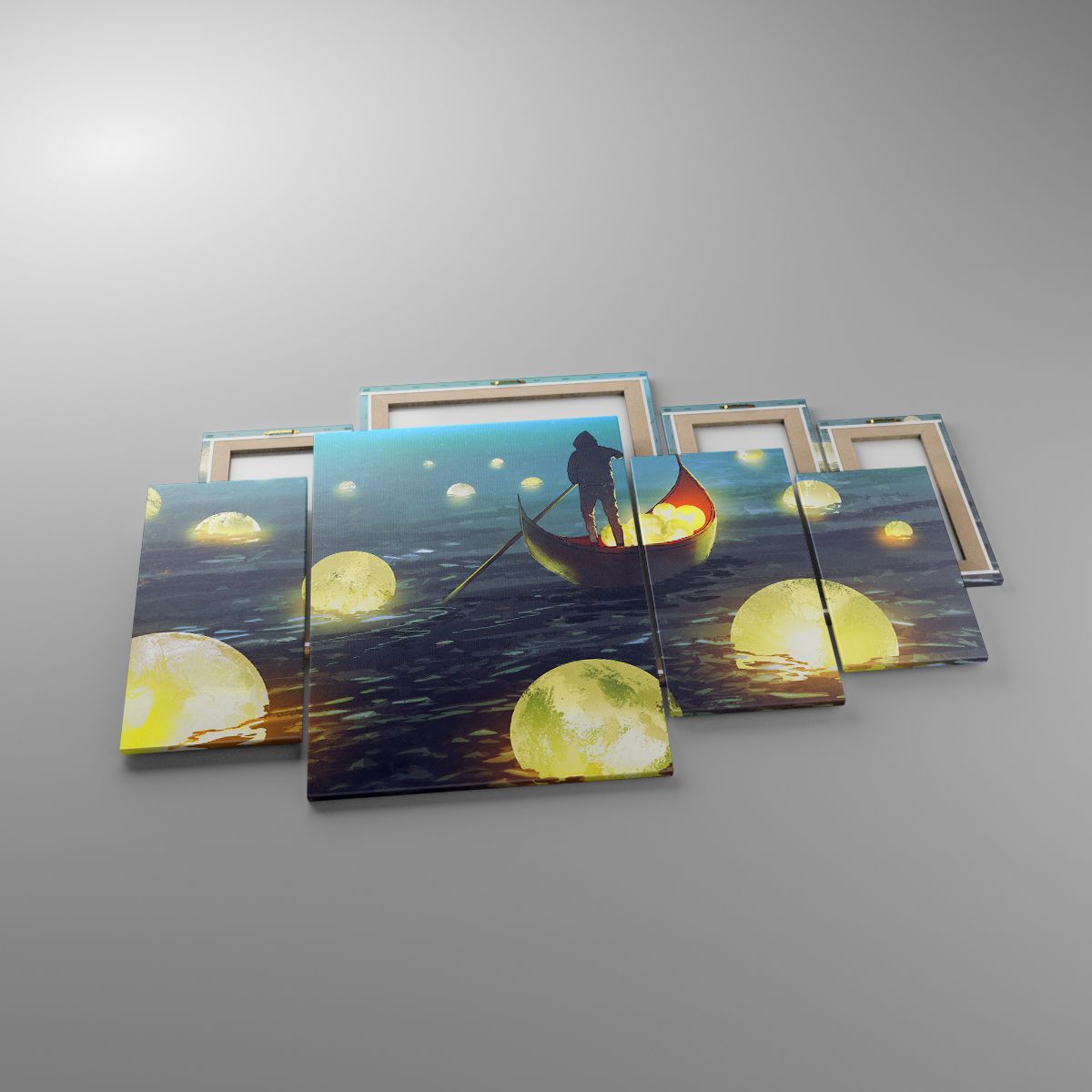 Quadri Astrazione, Quadri Fantasia, Quadri Barca, Quadri Pescatore, Quadri Luna