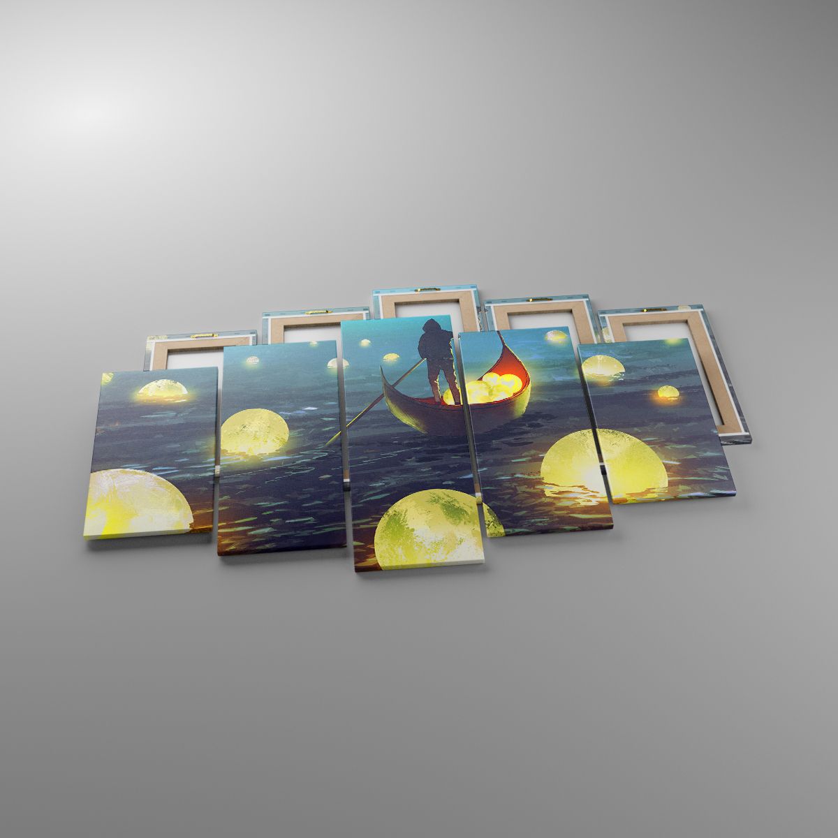 Quadri Astrazione, Quadri Fantasia, Quadri Barca, Quadri Pescatore, Quadri Luna