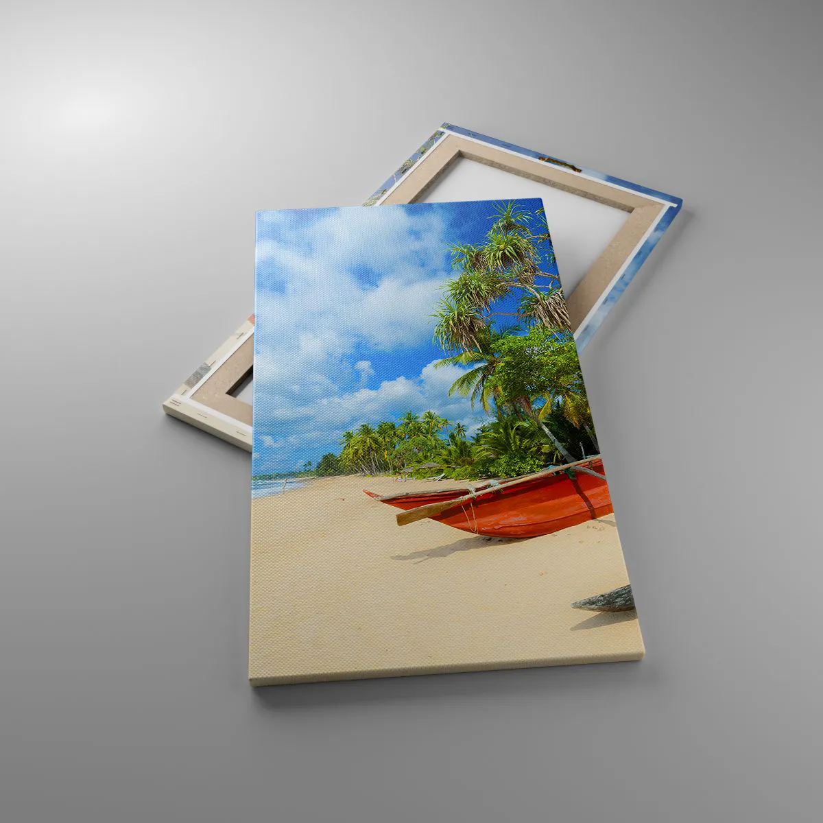 Lærredstryk - Billede på lærred - Tropernes charme - 45x80 cm