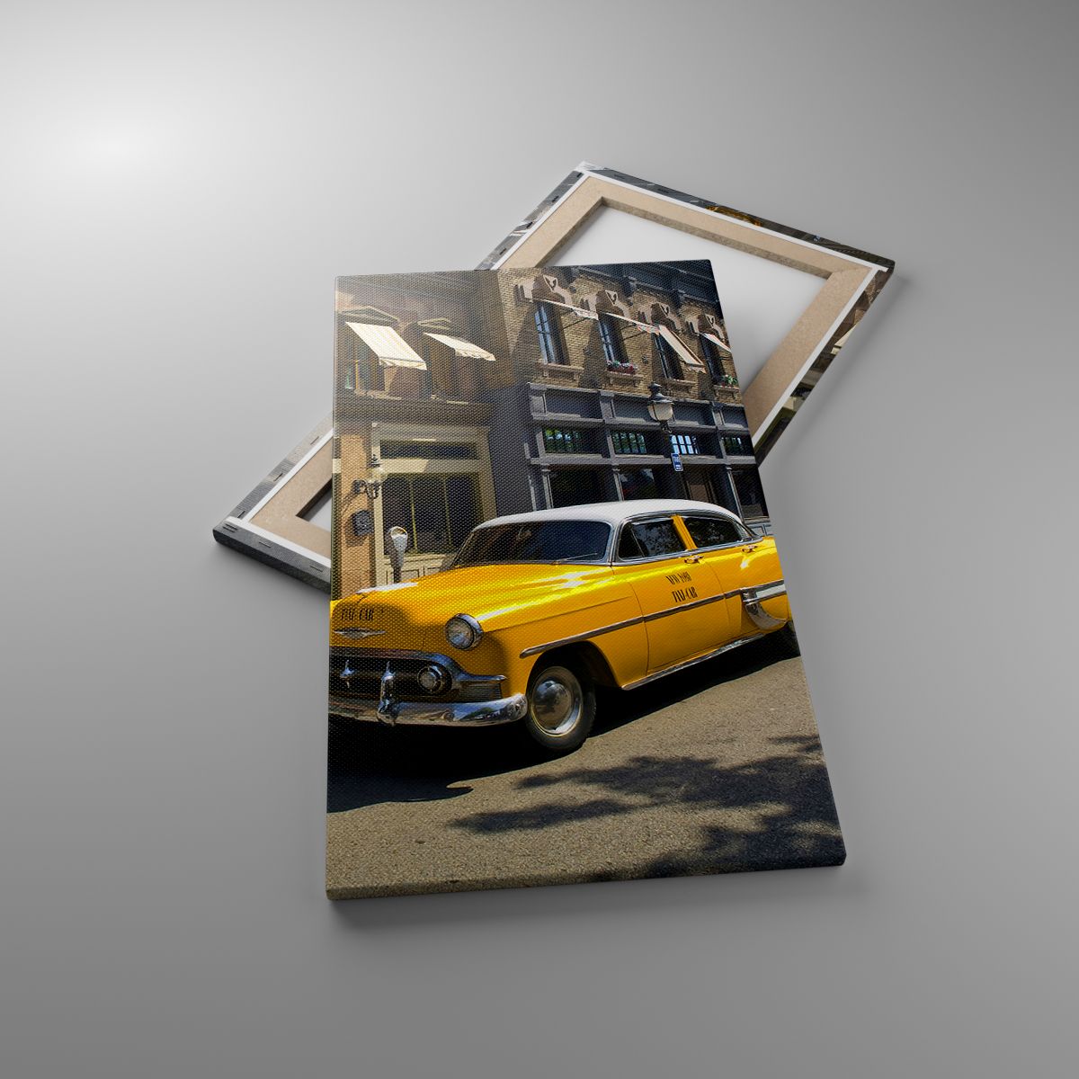 Leinwandbild Stadt, Leinwandbild Taxi, Leinwandbild New York, Leinwandbild Oldtimer, Leinwandbild Die Architektur