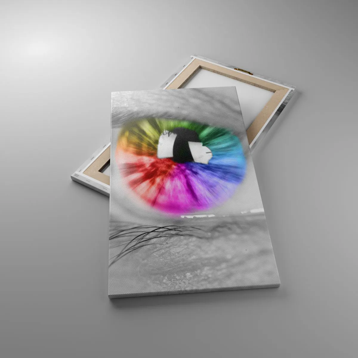 Canvas picture - See the World through Coloured Glasses - 45x80 cm