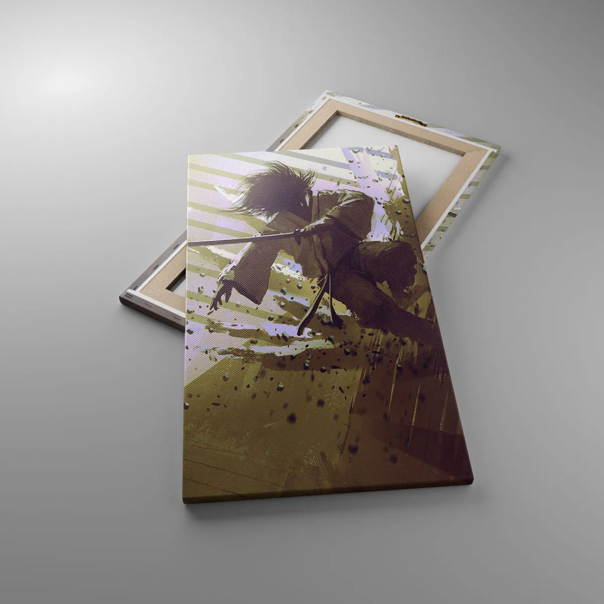 Obraz na płótnie - I ty możesz być samurajem - 45x80 cm