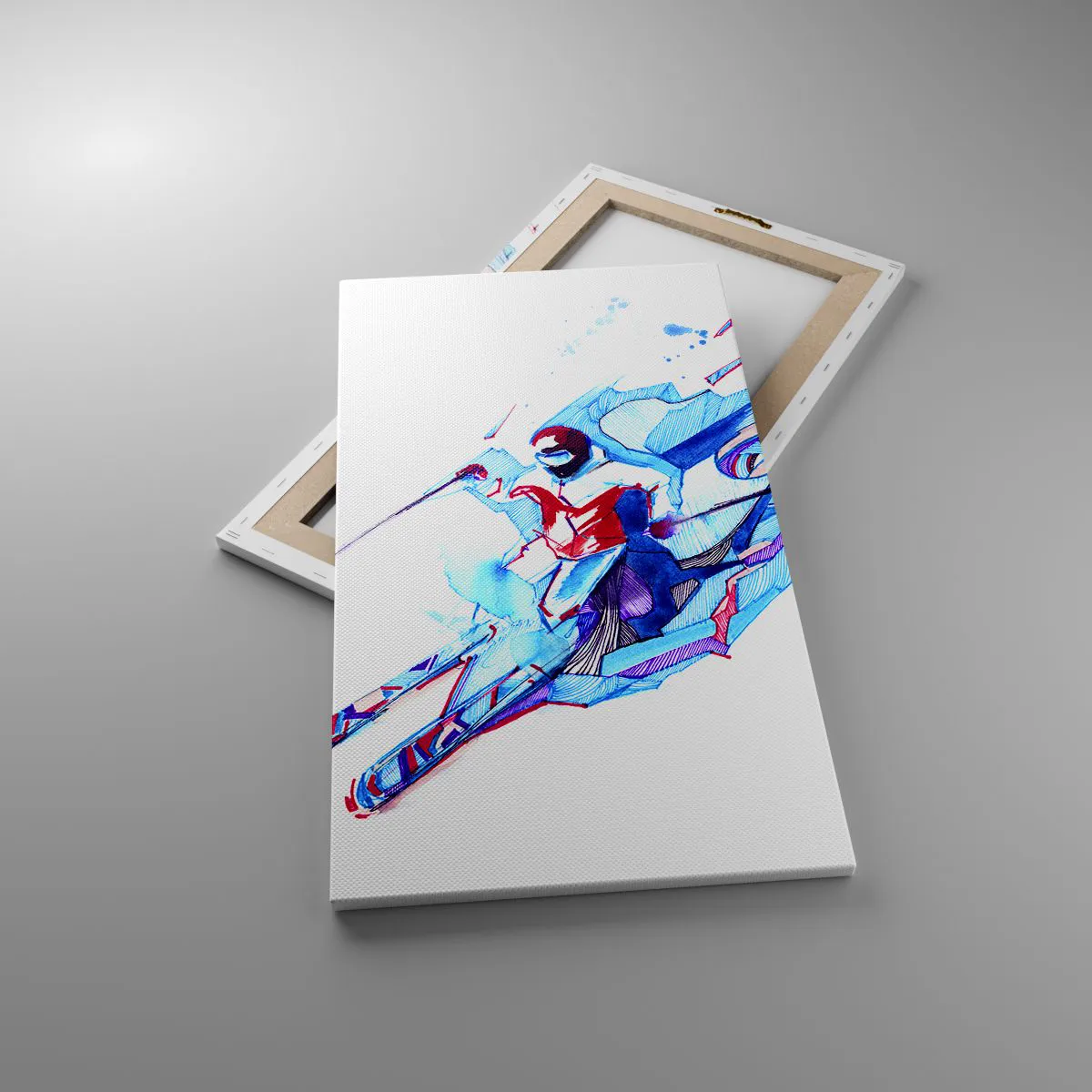 Obraz na płótnie - Szalony pęd do radości - 45x80 cm