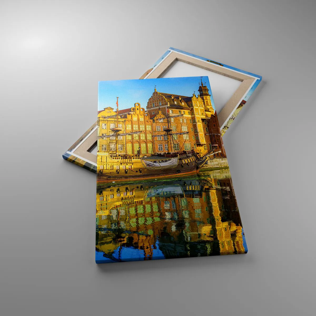 Impression sur toile - Image sur toile - Reflet dans le miroir du passé - 45x80 cm