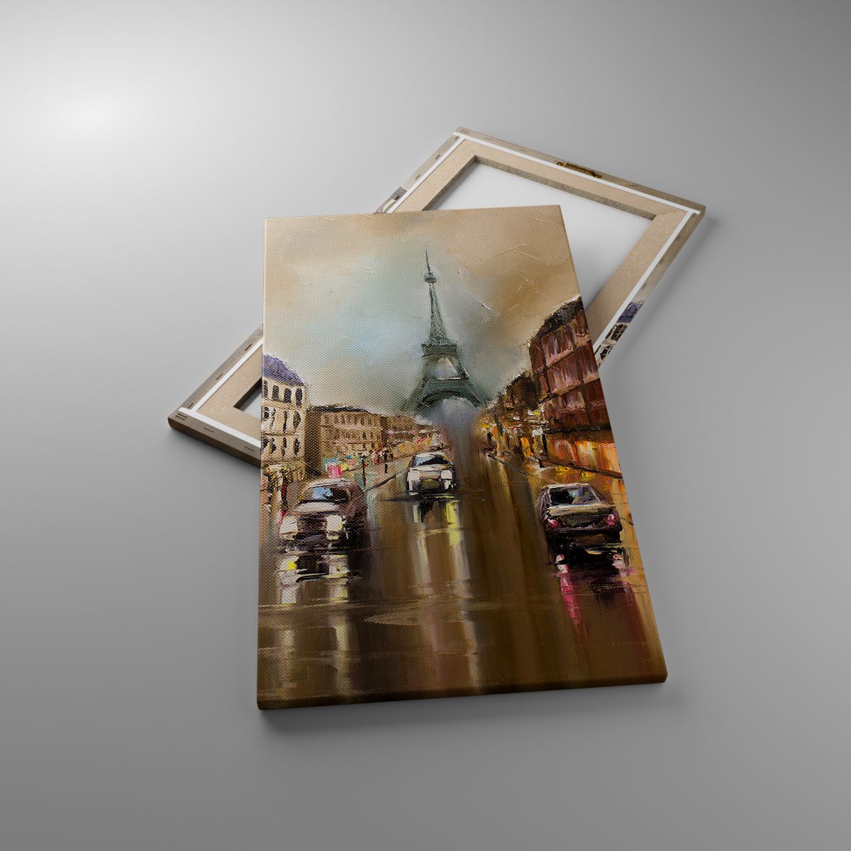 Leinwandbild Eiffelturm, Leinwandbild Stadt, Leinwandbild Paris, Leinwandbild Die Architektur, Leinwandbild Autos