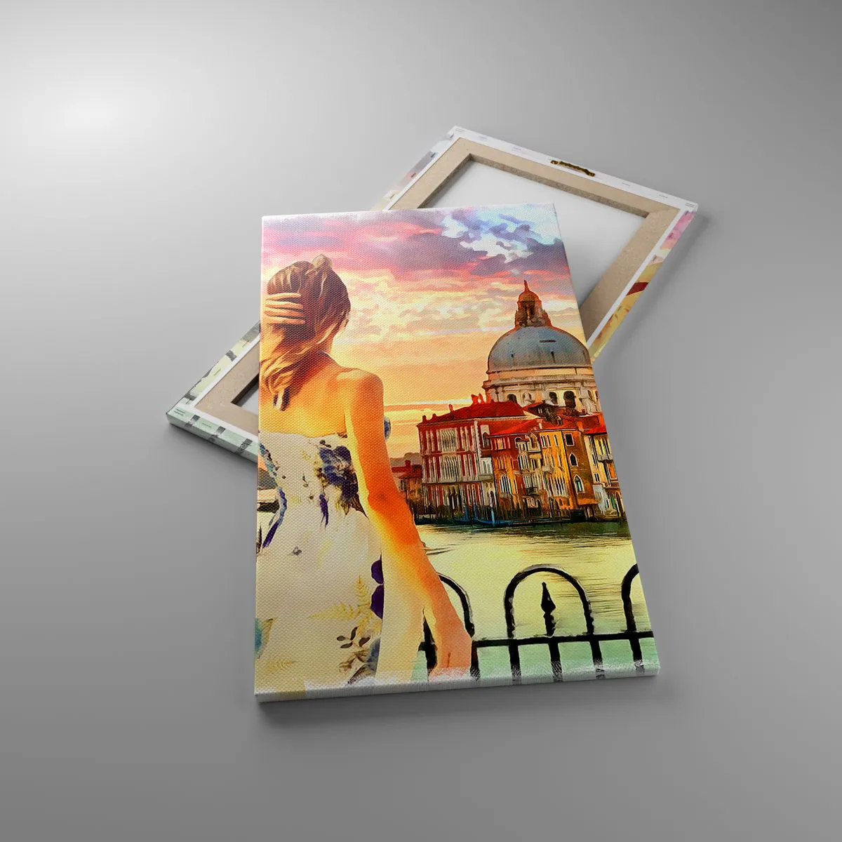 Canvastavla - Bild på duk - Äventyr endast i ... - 45x80 cm