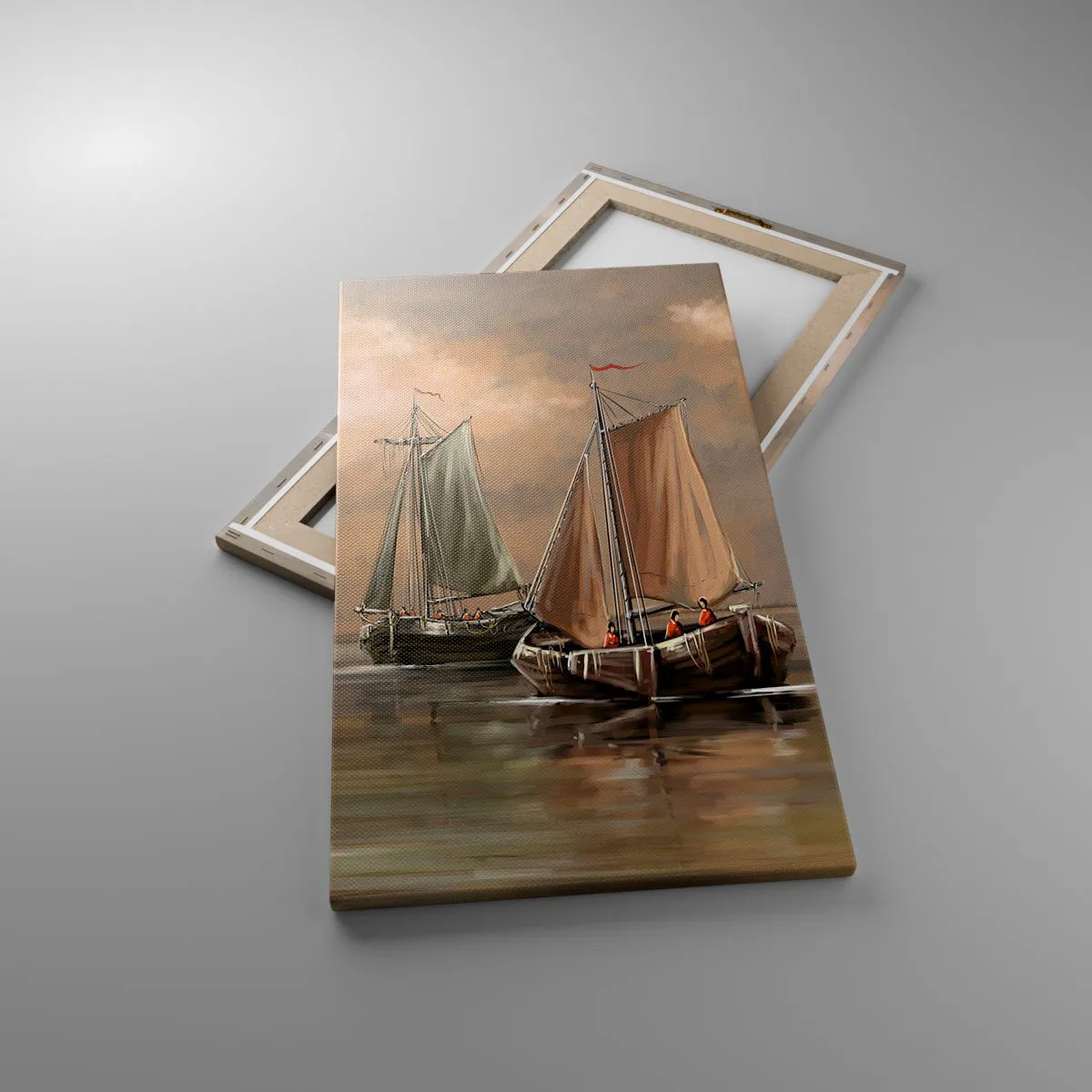 Canvas picture - Return of Sailors - 45x80 cm
