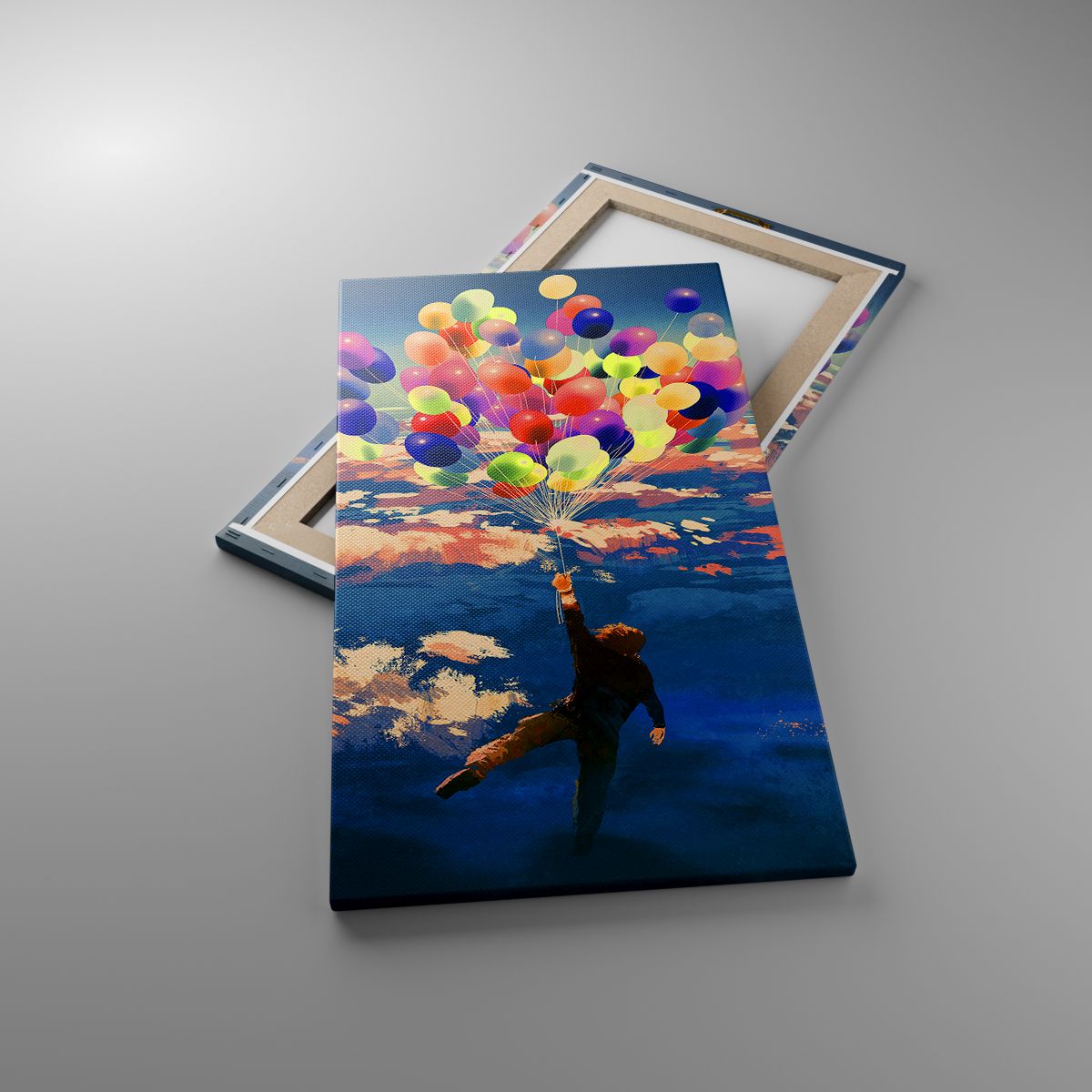 Leinwandbild Für Kinder, Leinwandbild Bunte Luftballons, Leinwandbild Abstraktion, Leinwandbild Kunst, Leinwandbild Traum