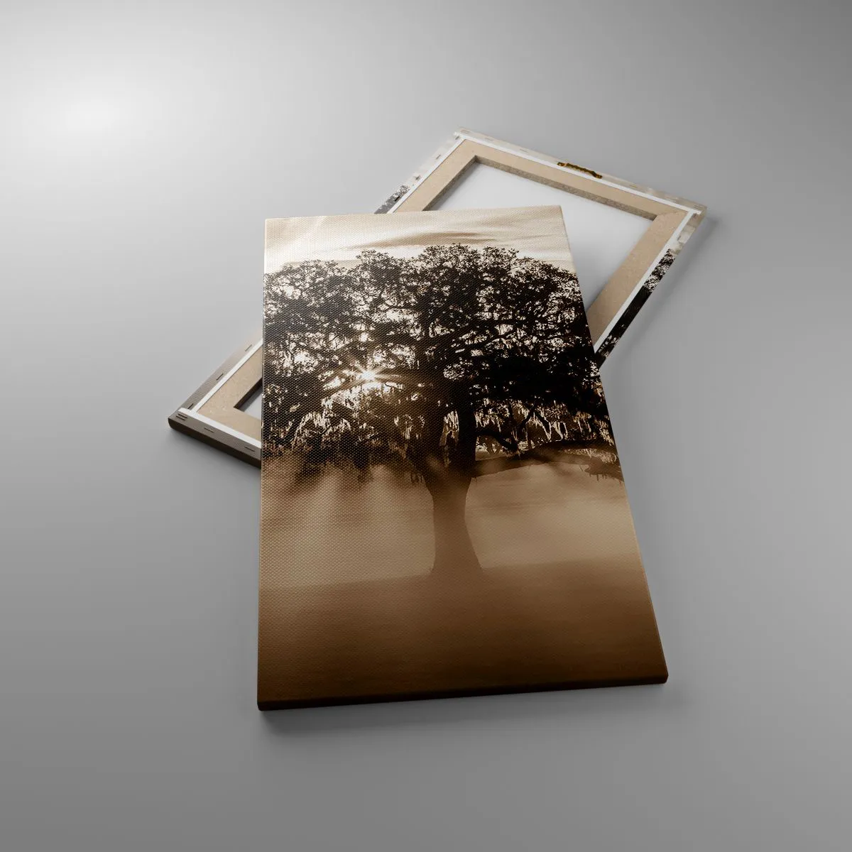 Obraz na płótnie - Drzewo wiadomości samego dobrego - 45x80 cm