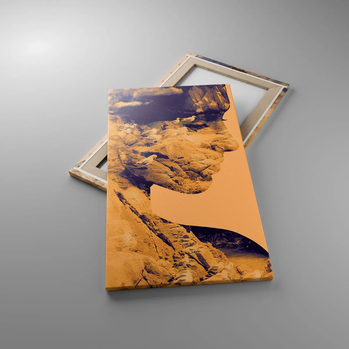 Quadro em tela - Linda por natureza - 45x80 cm