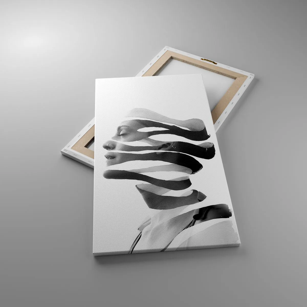 Canvas picture - Surrealistic Portrait - 45x80 cm