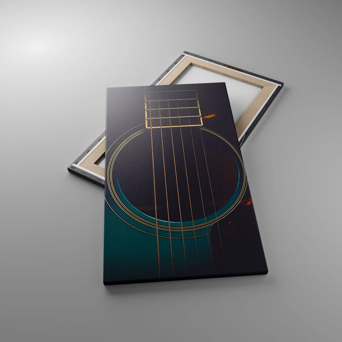 Cuadro sobre lienzo - Impresión de Imagen - Un momento antes de que suene - 45x80 cm