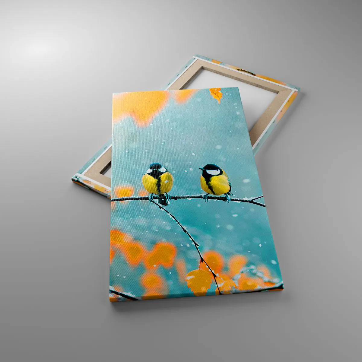 Vászonkép - Madárpletykák - 45x80 cm