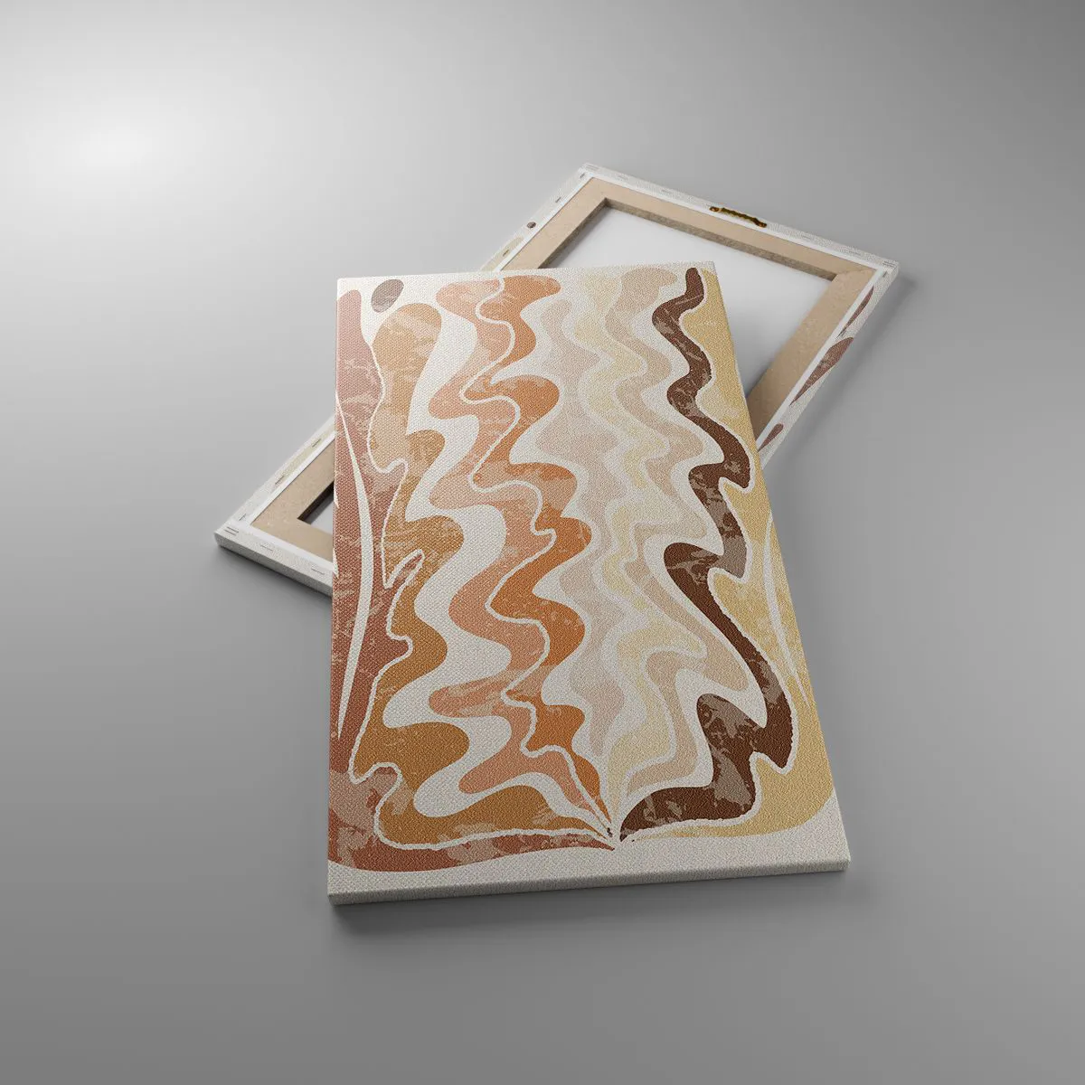 Lærredstryk - Billede på lærred - God energi - gode følelser - 45x80 cm