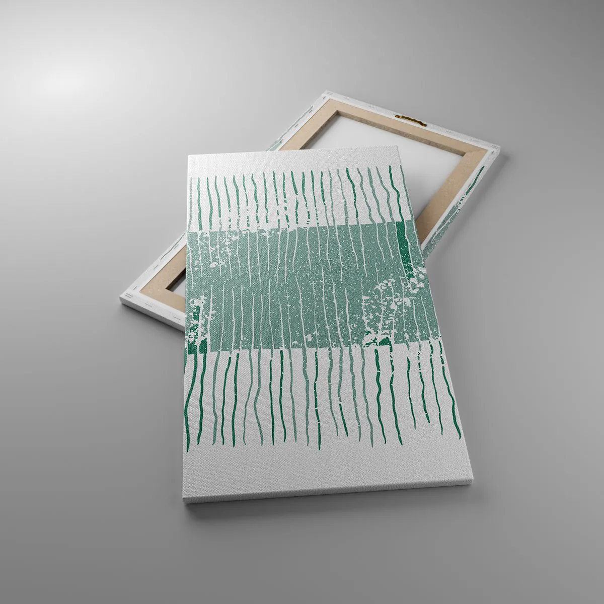 Impression sur toile - Image sur toile - Abstraction de la mer - 45x80 cm