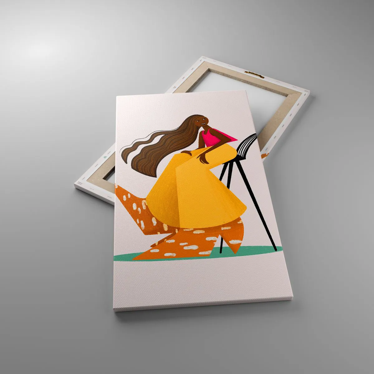 Cuadro sobre lienzo - Impresión de Imagen - La moda también es divertida - 45x80 cm