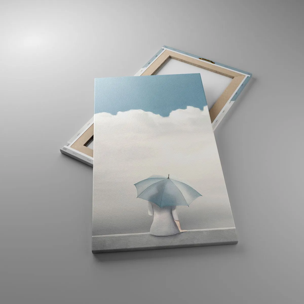 Bild auf Leinwand - Leinwandbild - Am Rande der Realität und Träume - 45x80 cm