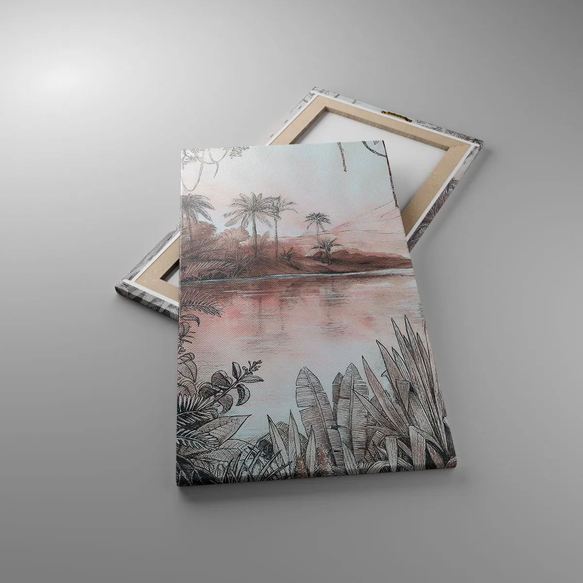 Impression sur toile - Image sur toile - Journal d'un explorateur du XIXe siècle - 45x80 cm