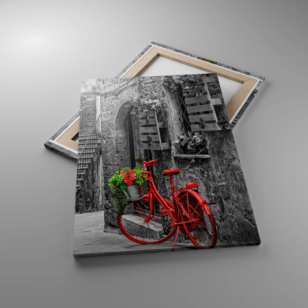 Obraz na plátně - Toskánská ulička - 50x70 cm