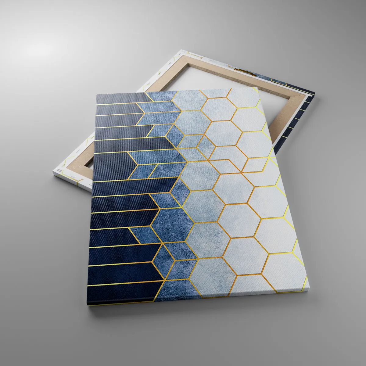 Schilderen op canvas - Compositie in een gesyncopeerd ritme - 50x70 cm