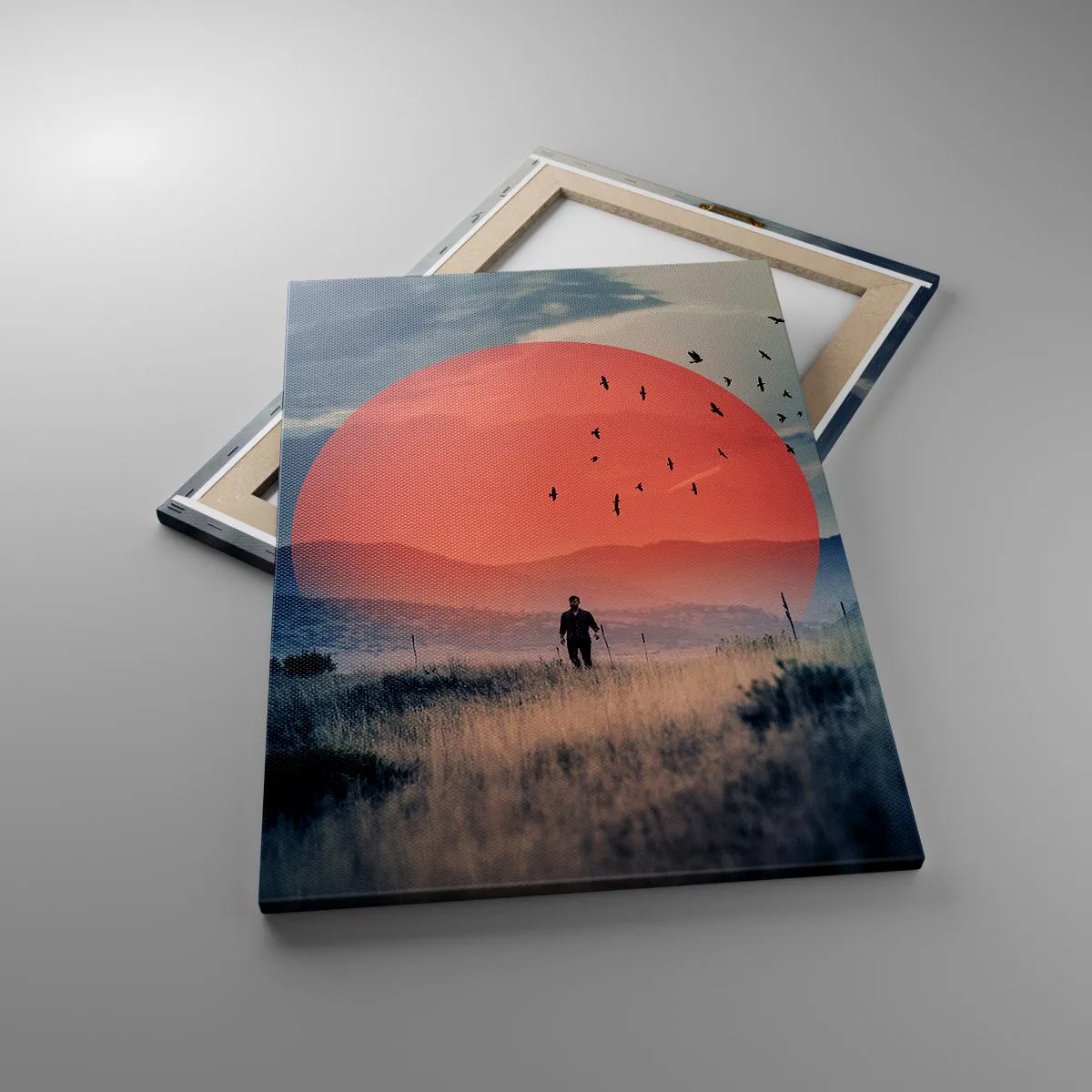 Lærredstryk - Billede på lærred - I sine elementer - 50x70 cm