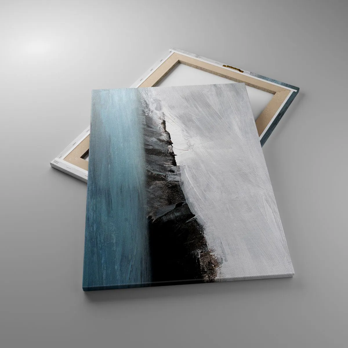 Canvas picture - Water-Earth: Clash of Elements - 50x70 cm
