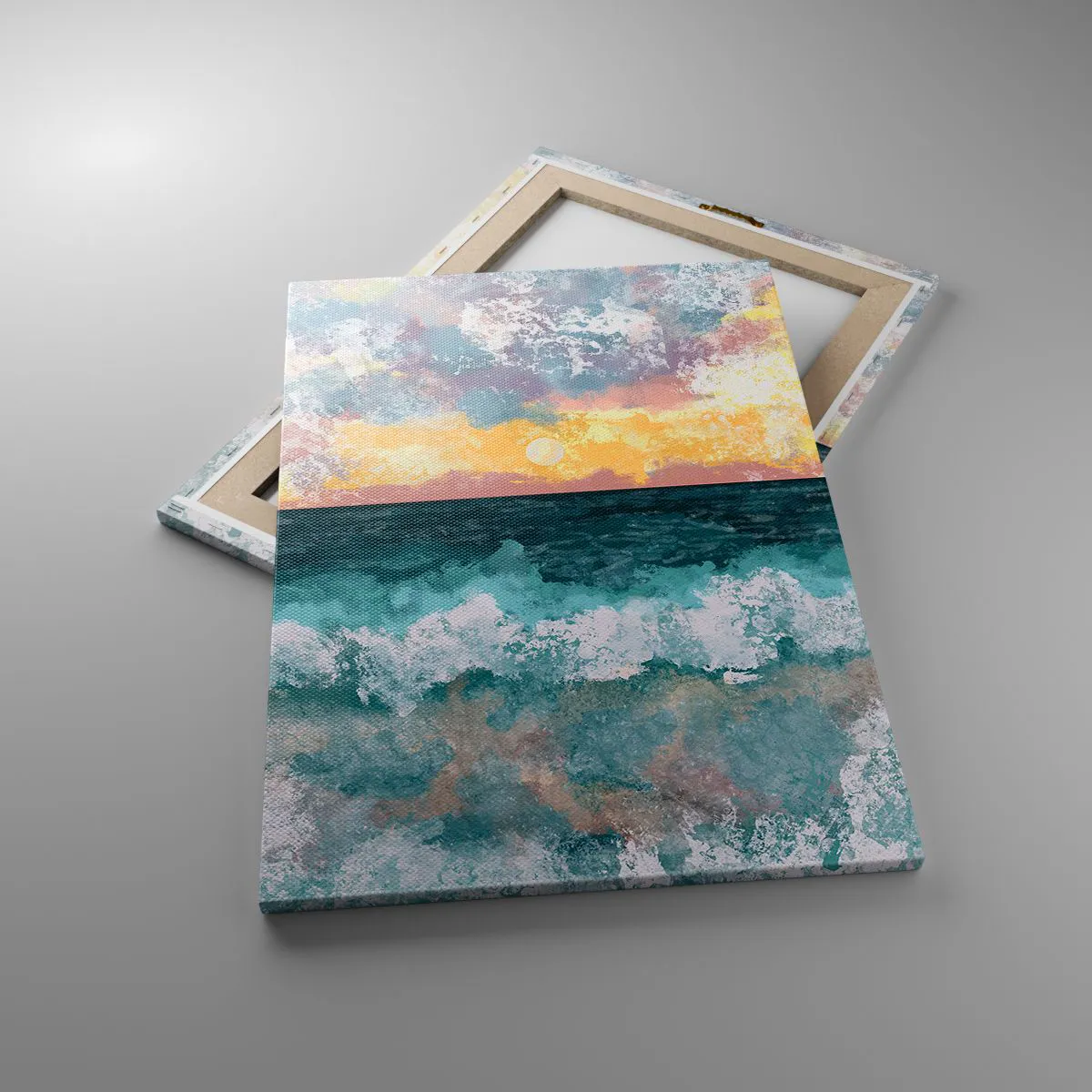 Quadro em tela - Água, luz, ar - 50x70 cm