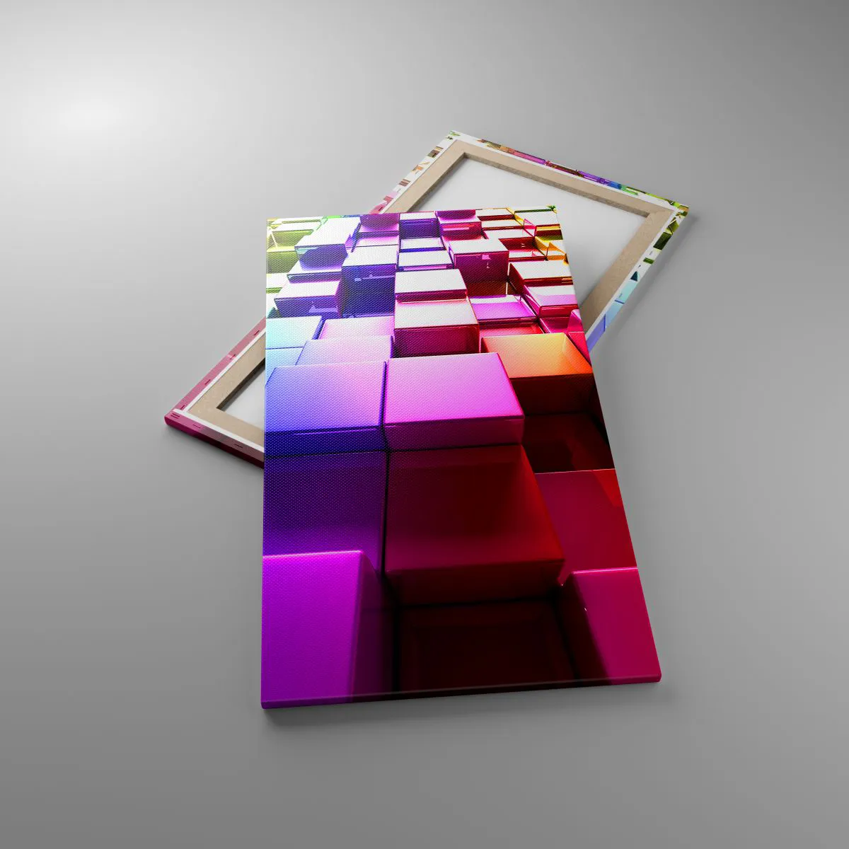 Canvastavla - Bild på duk - Opkonst-variationer - 55x100 cm