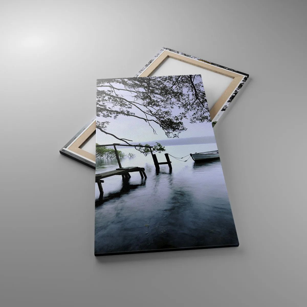 Lærredstryk - Billede på lærred - Du hviler allerede - 55x100 cm