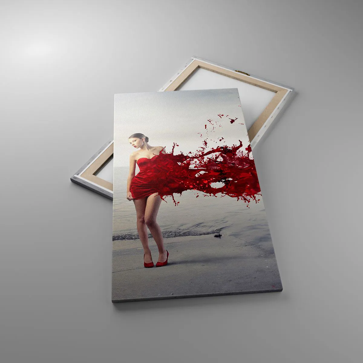 Impression sur toile - Image sur toile - Passionné comme l'écarlate - 55x100 cm