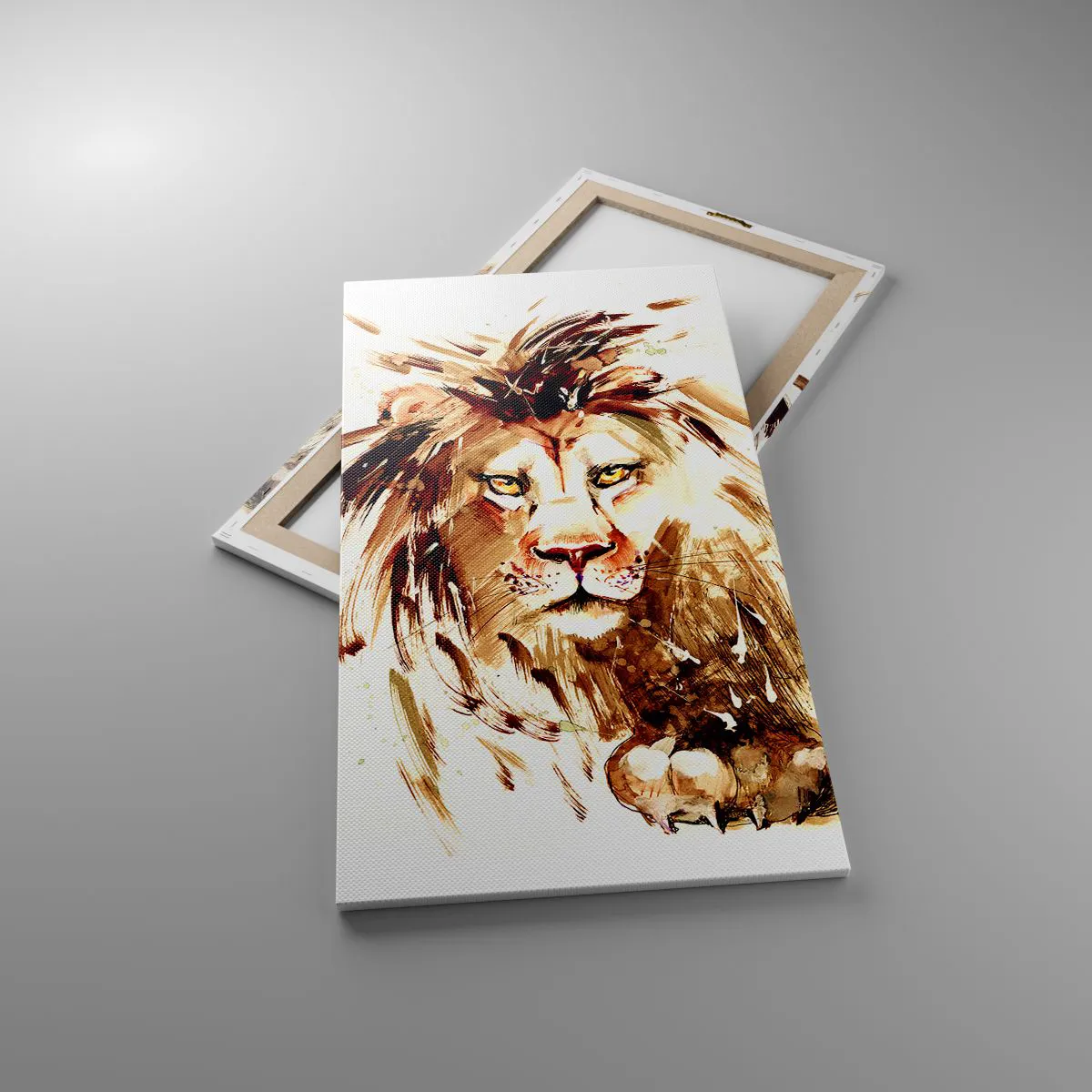 Lærredstryk - Billede på lærred - Styrke og værdighed - 55x100 cm