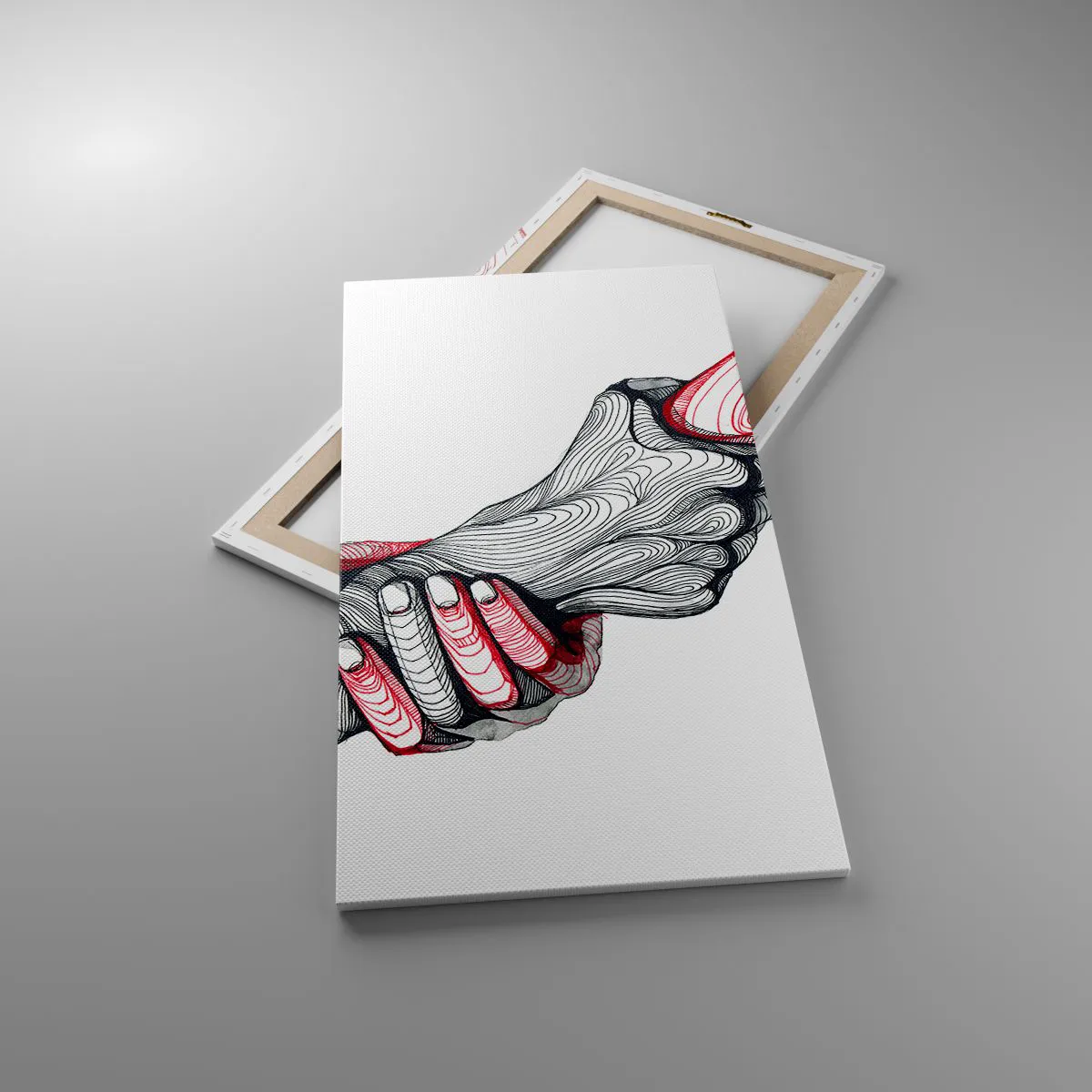 Vászonkép - Jó kezekben vagy - 55x100 cm