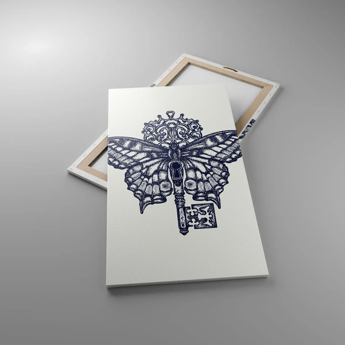 Tablou pe pânză - Toate secretele inimii - 55x100 cm