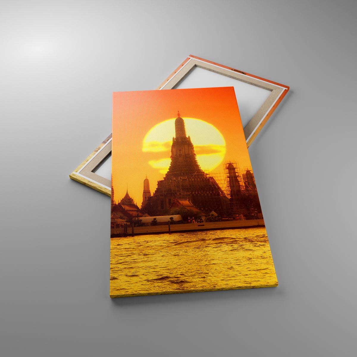 Obrazy Bangkok, Obrazy Świątynia Świtu, Obrazy Tajlandia, Obrazy Słońce, Obrazy Buddyzm