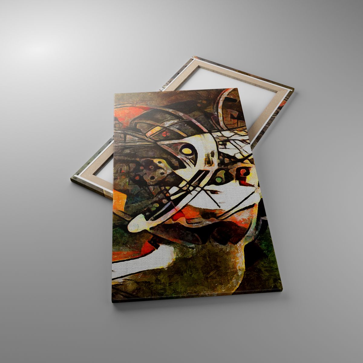 Leinwandbild Abstraktion, Leinwandbild Kubismus, Leinwandbild Kunst, Leinwandbild Expressionismus, Leinwandbild Mehrfarbig