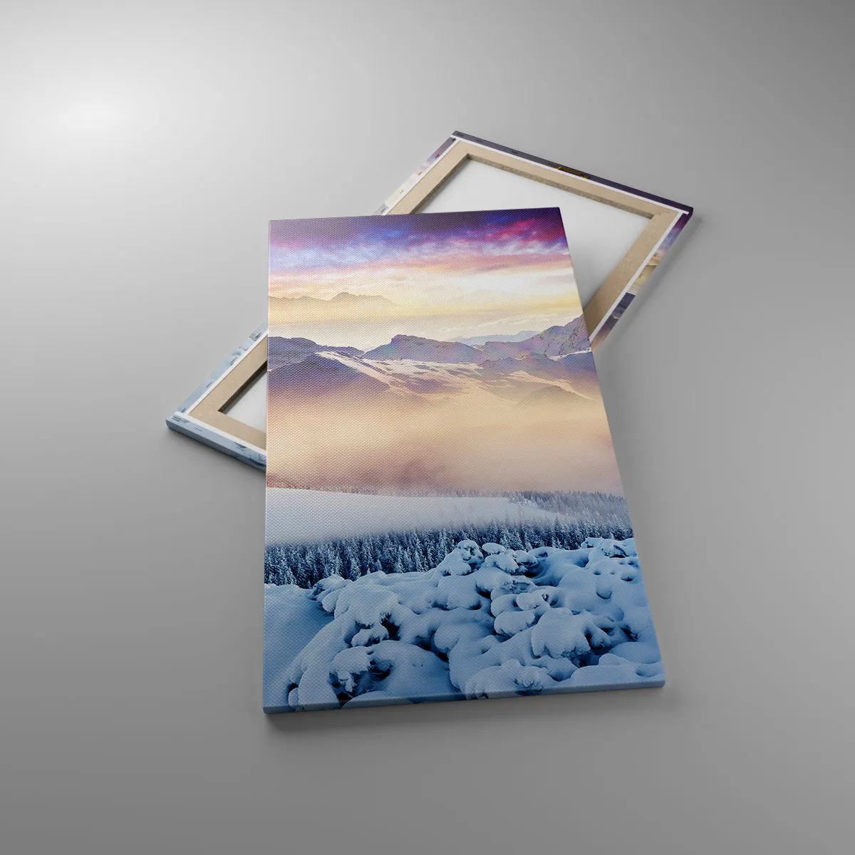 Canvas picture - Power and Purity of Nature - 55x100 cm