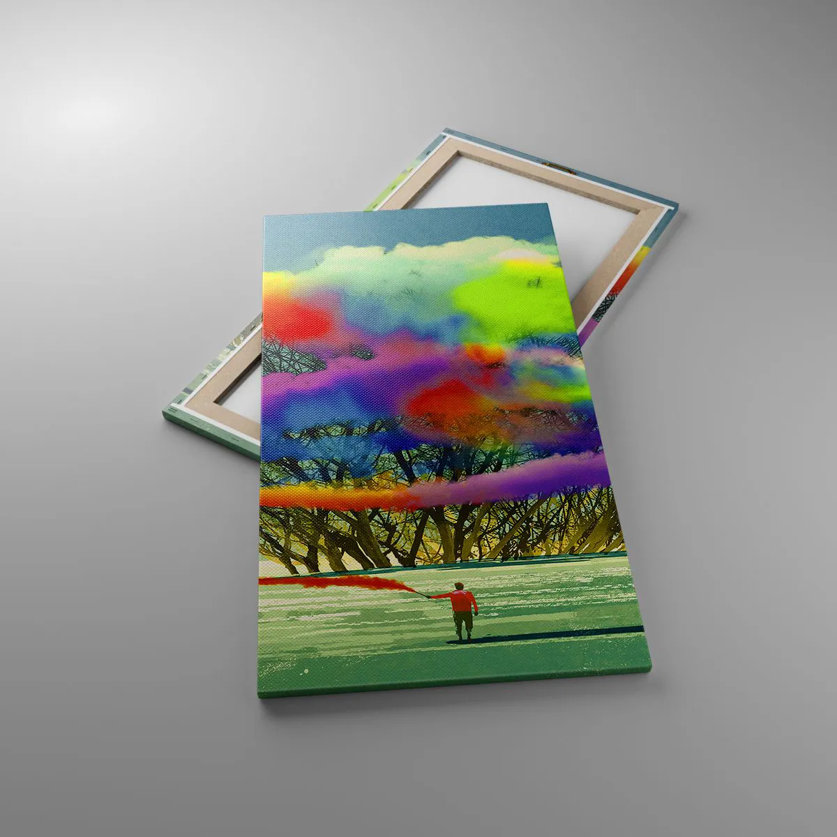 Obraz na plátne - Oživiť tento svet - 55x100 cm